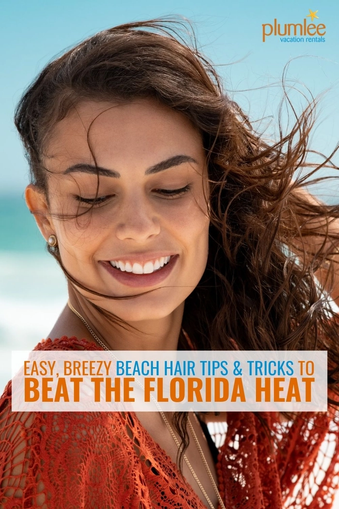 Beach hairstyle that stays smooth and defined despite high humidity