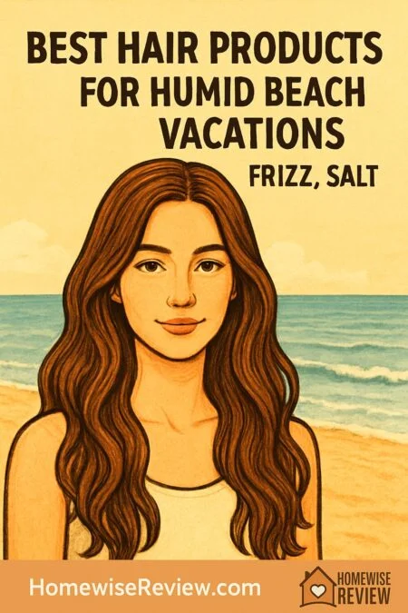 Woman with beach hair that survives high humidity, styled for a seaside look