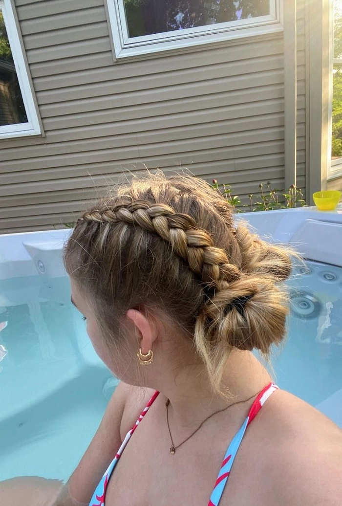 Beach Hairstyles for Your Cruise Vacation - Image Nine Cruise vacation hair styling ideas featuring a braided beach wave hairstyle