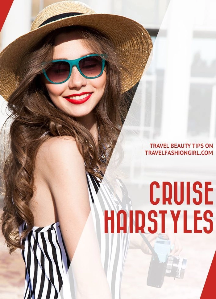 Cruise vacation hair styling ideas for effortless beachy waves Elegant beach waves for a cruise vacation hairstyle