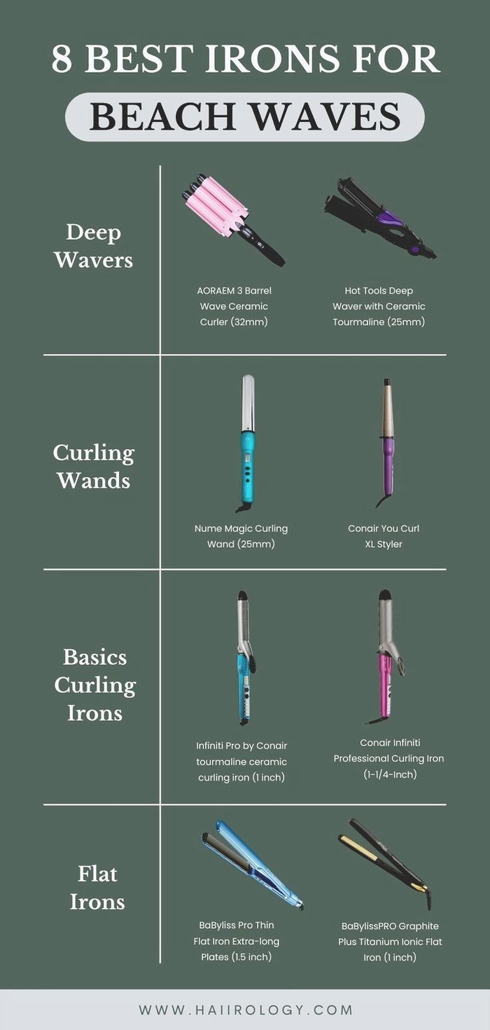 Best beach wave settings for a curling wand to achieve effortless texture