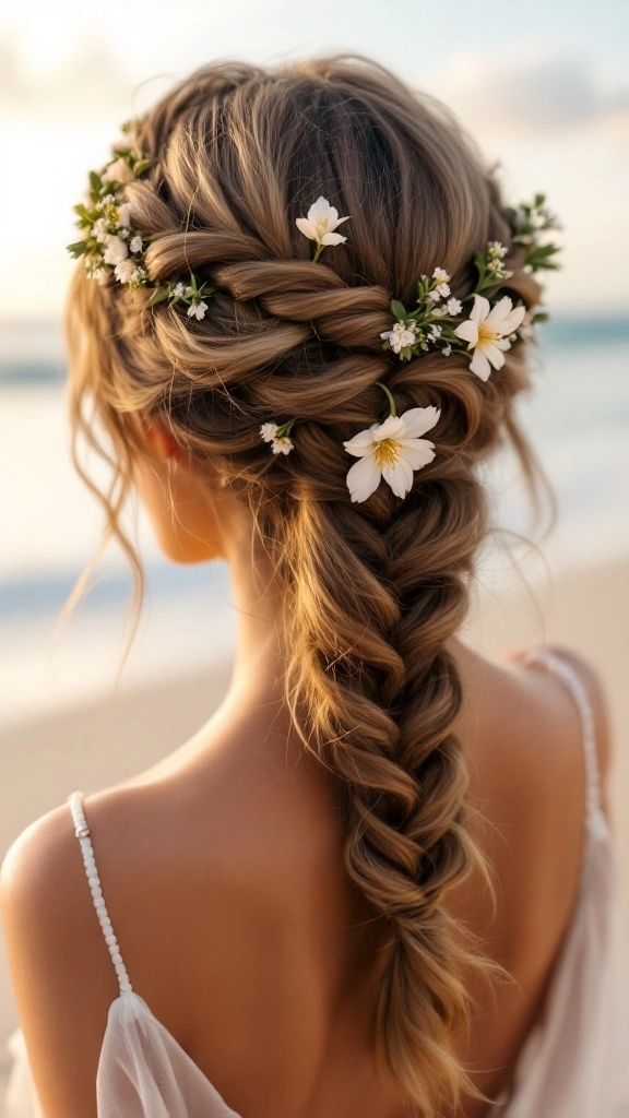 Floral Crowns for Beach Hair: Styling Tips