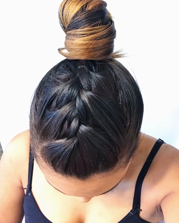 Easy cruise vacation hair styling ideas for beachy waves and braids Women with soft beach waves and a floral clip enjoying a cruise deck breeze