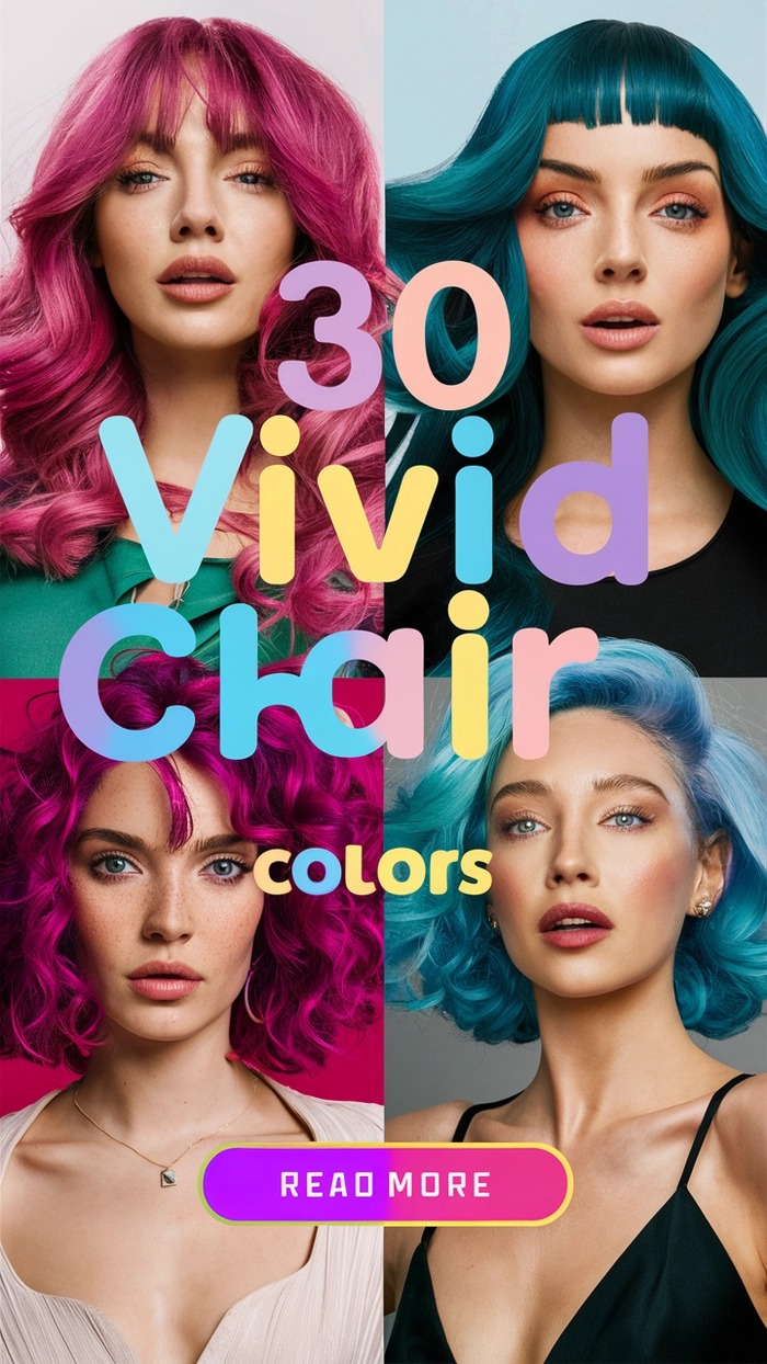 Vividly colored beach hair styled with waves and a nourishing hair care product