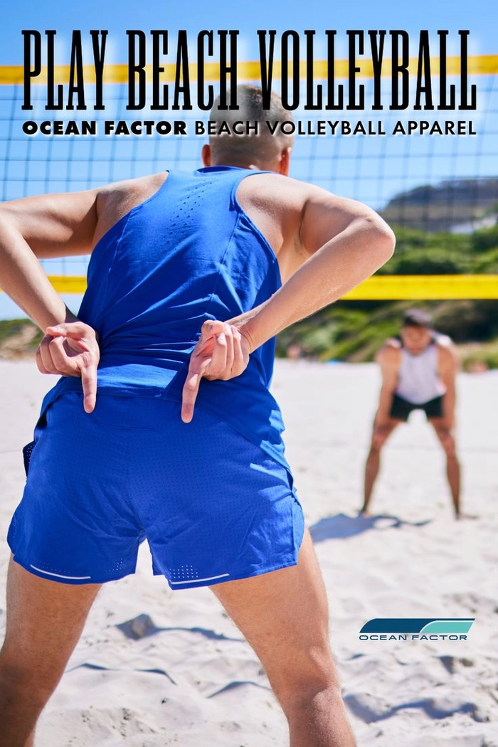 Sweat-proof beach hairstyle for volleyball players, with hair secured and off the face