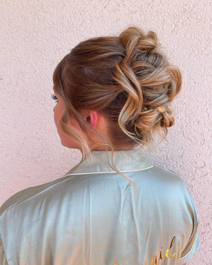 Effortless elegance with a simple French barrette updo for casual occasions Casual hairstyle featuring a simple French barrette updo for effortless elegance