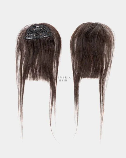 How to achieve a casual makeover with simple clip in bangs Simple clip in bangs styling for a quick casual makeover at home