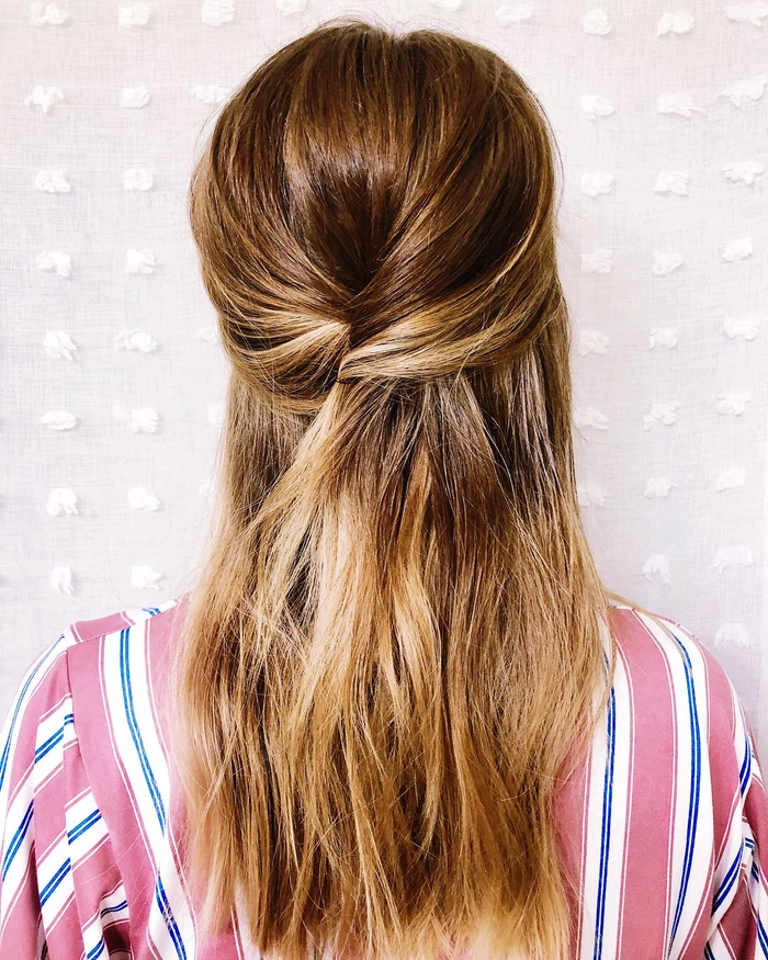 Effortless Twisted Half-Up Hairstyles for Thin Hair
