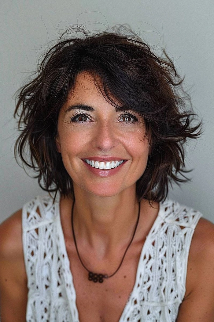 Casual Hairstyles image effortless choppy bob looks for casual rock chic style image