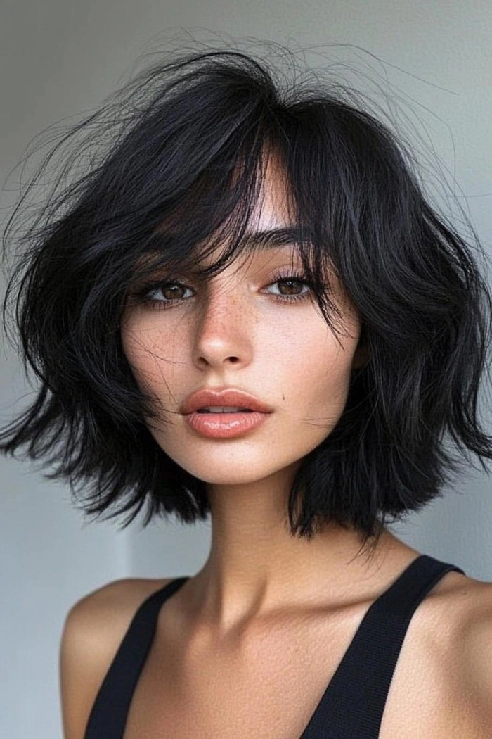 Casual Hairstyles image effortless choppy bob looks for casual rock chic style image