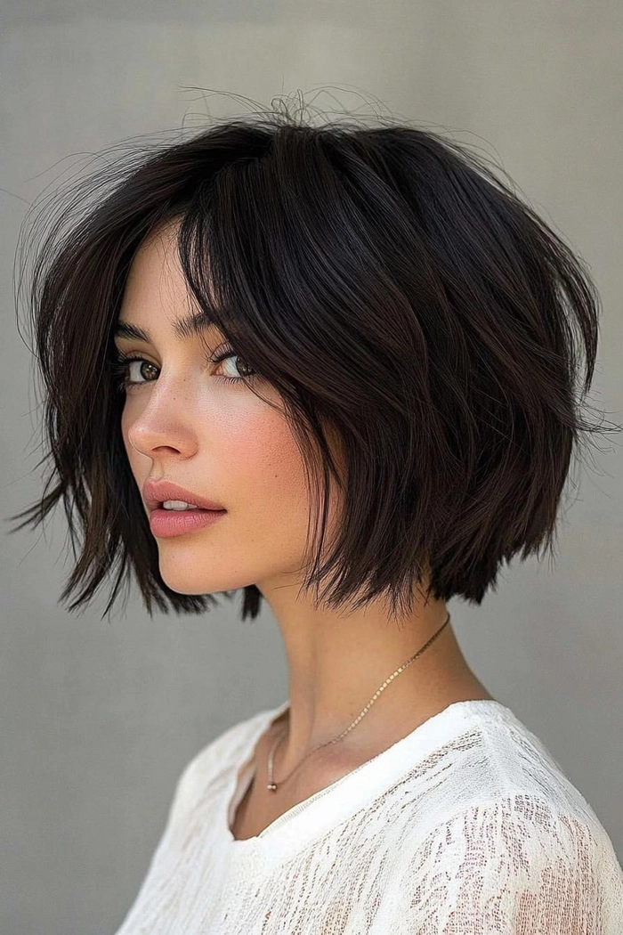 Casual Hairstyles image effortless choppy bob looks for casual rock chic style image