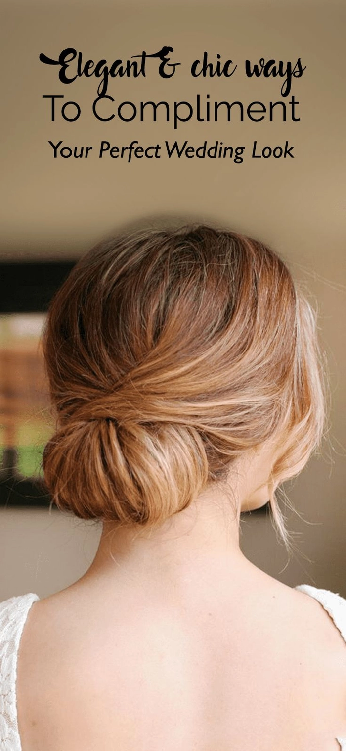 Effortless low chignon hairstyle perfect for casual evening dinners with loose strands framing the face