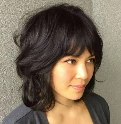 Casual shag haircut featuring easy piecey layers for everyday style Effortless piecey layers styled on a casual shag haircut for a relaxed look