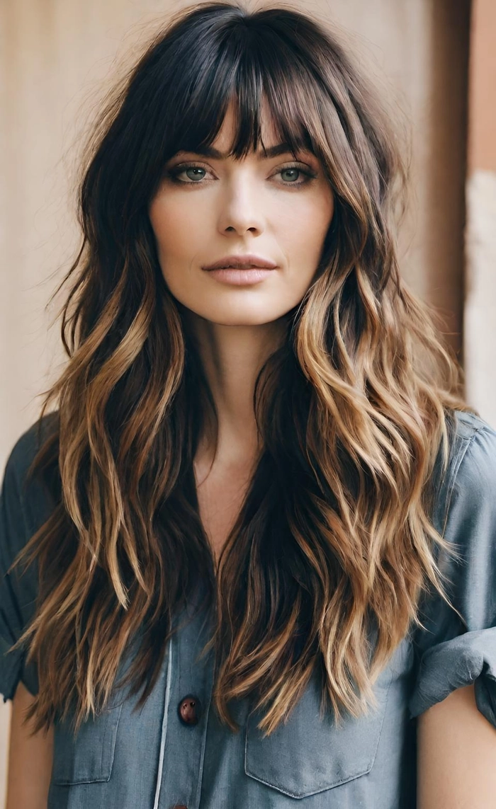 Casual shag haircut showcasing soft piecey layers for easy everyday styling Effortless piecey layers styled on a casual shag haircut for a relaxed look