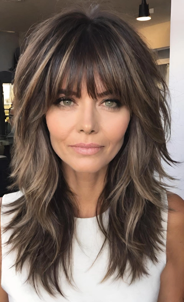 Casual shag haircut showcasing easy piecey layers for everyday wear Effortless piecey layers in a casual shag haircut for a relaxed style