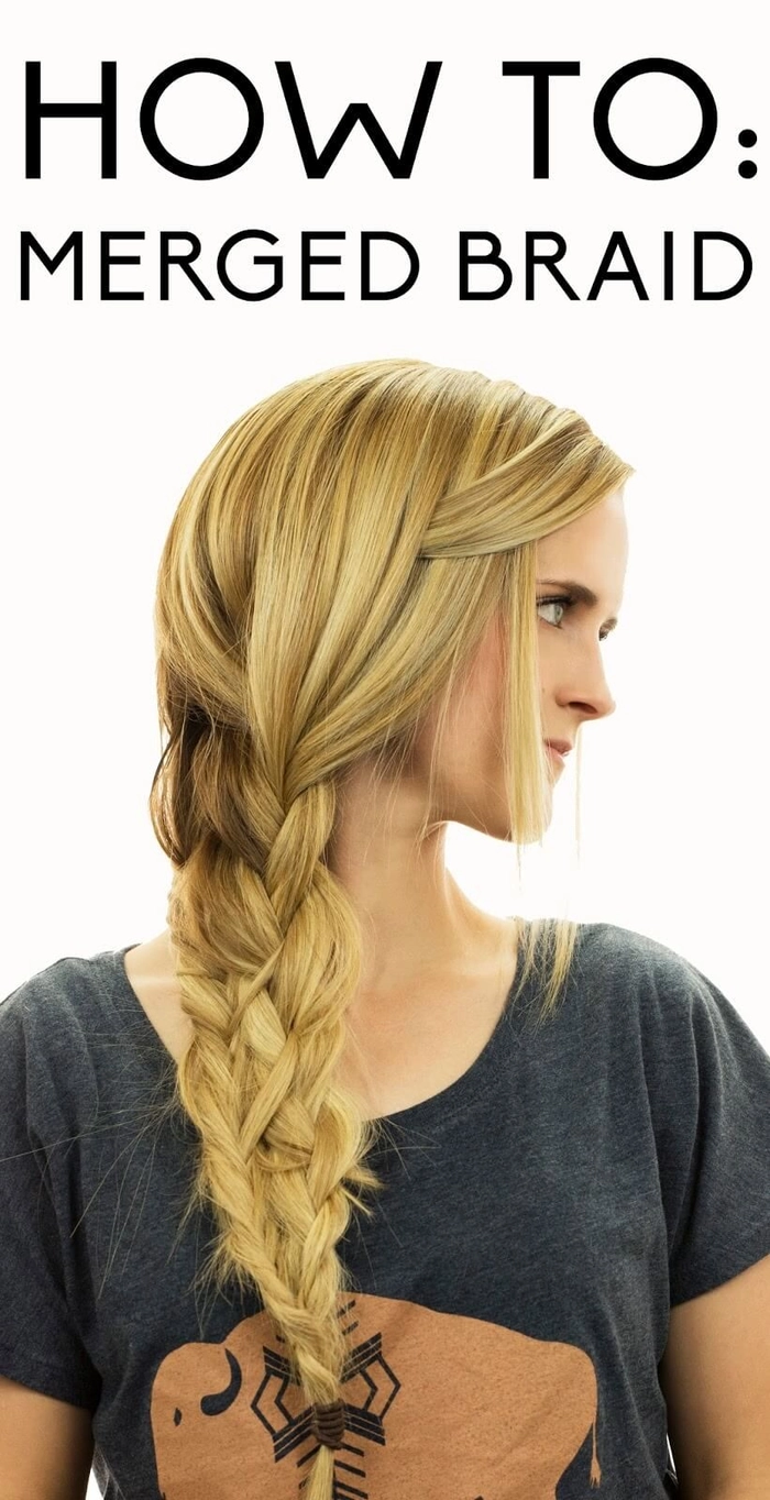 Casual side braid idea for easy and stylish weekend brunch hair Effortless side braid hairstyle perfect for a casual weekend brunch look