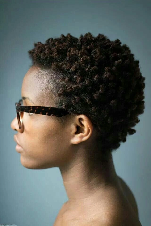 everyday defined coils on short natural hair for a casual look