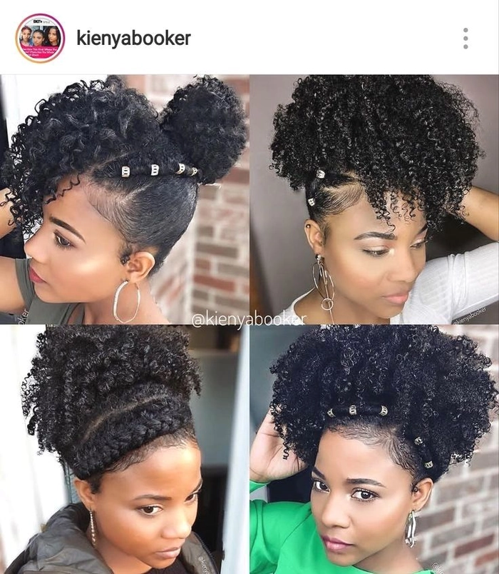 Casual Hairstyles image 5 showcasing simple natural afro styling for daily looks Everyday natural afro styling perfect for casual wear and easy maintenance