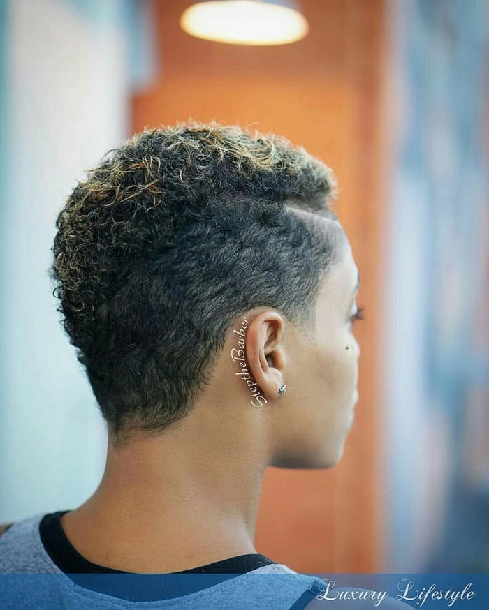 everyday tapered cut styling for short natural hair image