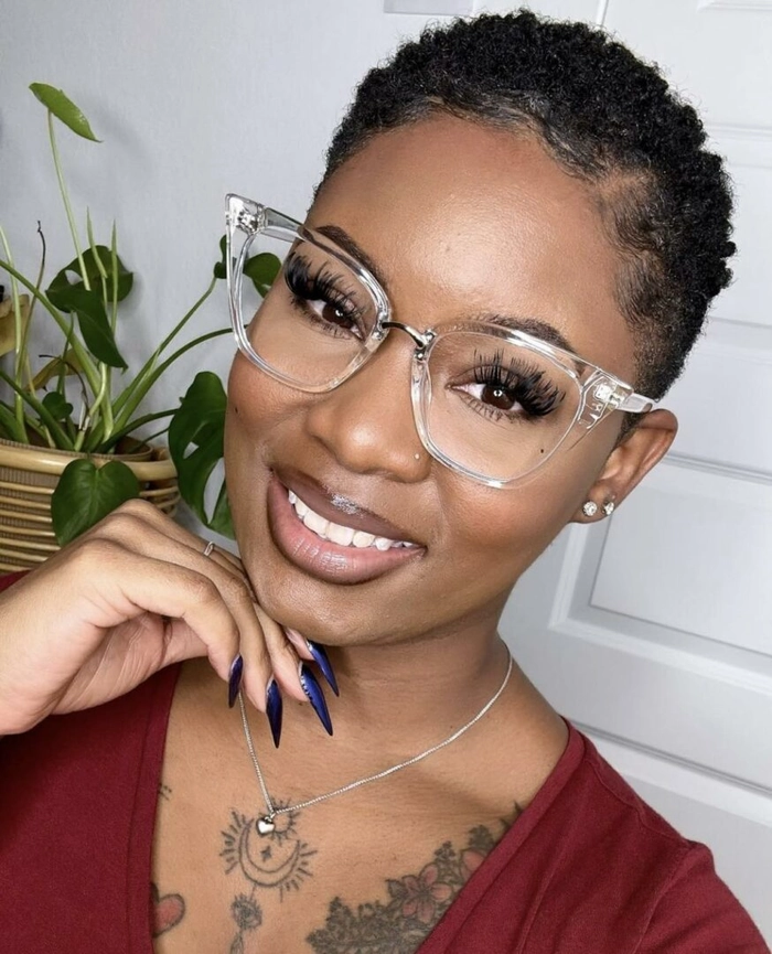 everyday tapered cut styling for short natural hair image