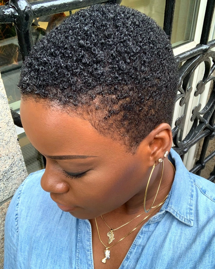 everyday tapered cut styling for short natural hair image