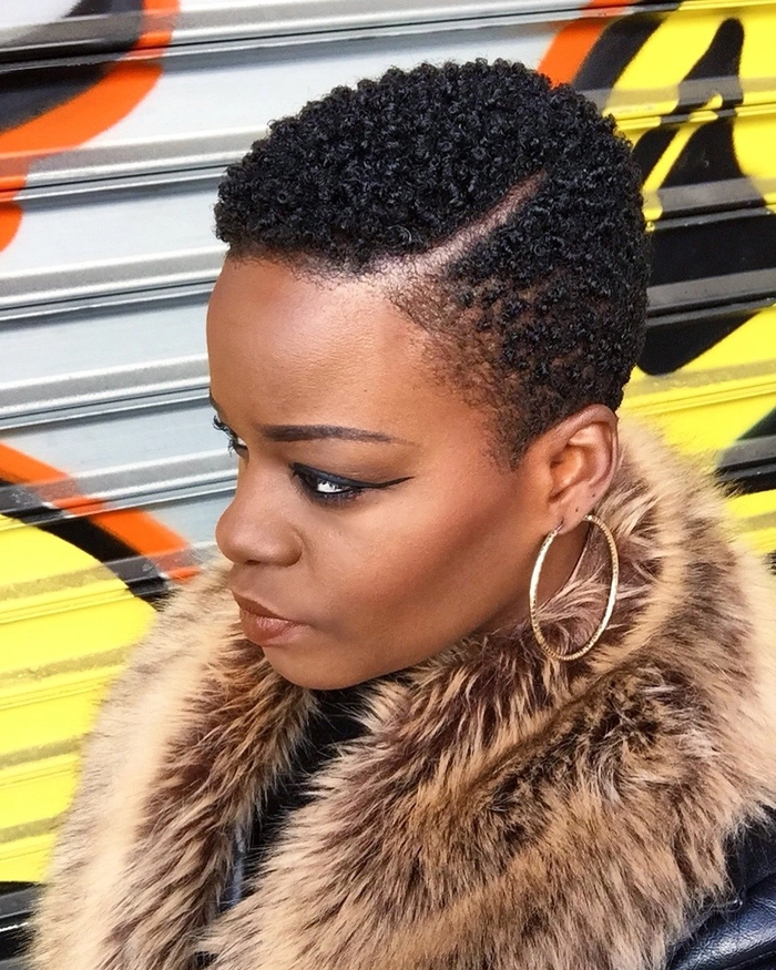 everyday tapered cut styling for short natural hair image