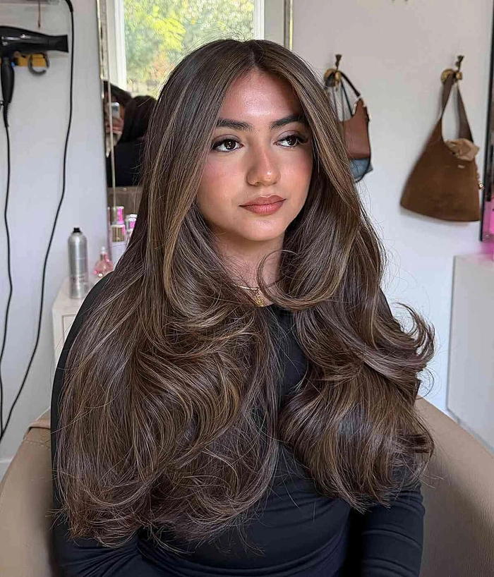 Casual Hairstyles - relaxed voluminous blowout for long casual weekend brunch Relaxed voluminous blowout for a long casual weekend brunch hairstyle