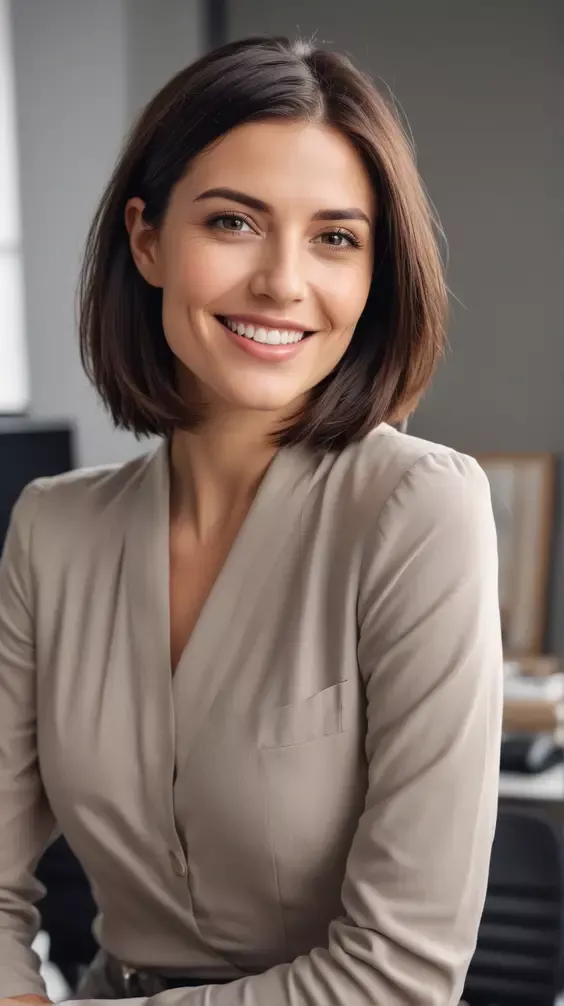 Effortless wavy bob styling idea perfect for quick and chic everyday looks Low maintenance bob hairstyle with soft waves for casual, busy mornings