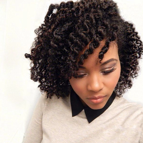 Everyday protective styles like braids and twists on transitioning natural hair for a casual look