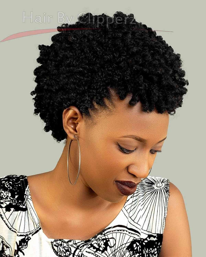 Close-up of everyday natural texture hairstyles for Black women in casual looks