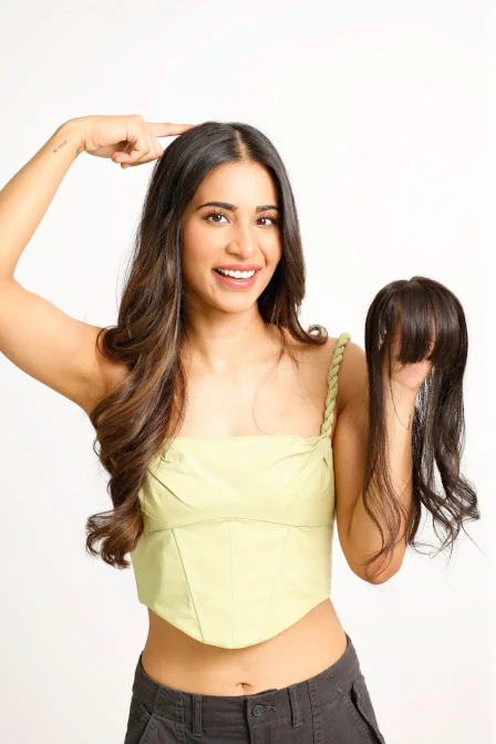 Effortless clip in bangs for everyday hairstyle transformations Simple clip in bangs styling for a quick casual makeover