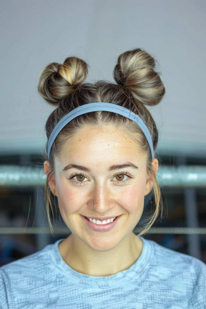 Casual Hairstyles image quick high bun variations for casual athletic wear image