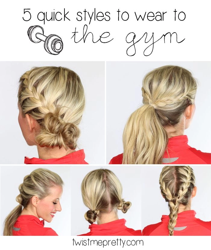Effortless post-workout knot hairstyle for busy women Quick knot hairstyle for a smooth post-workout to casual look