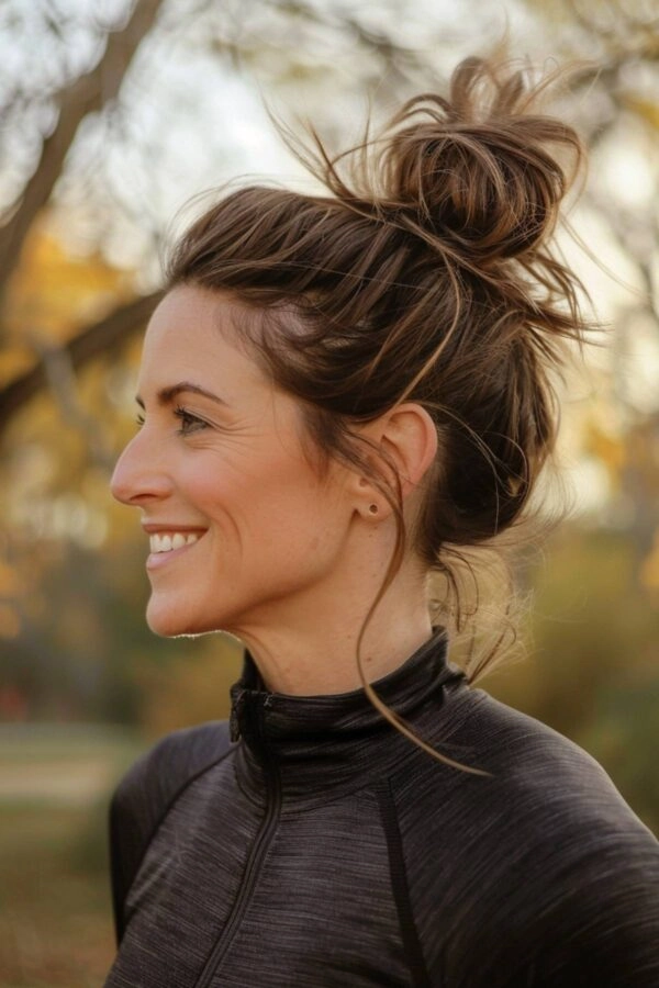 Quick Knot Hairstyles for Post-Workout