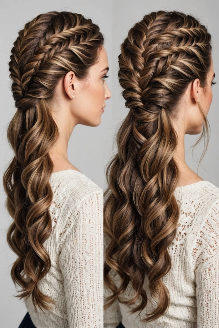 Effortless Fishtail Braid Styles for Thick Wavy Hair