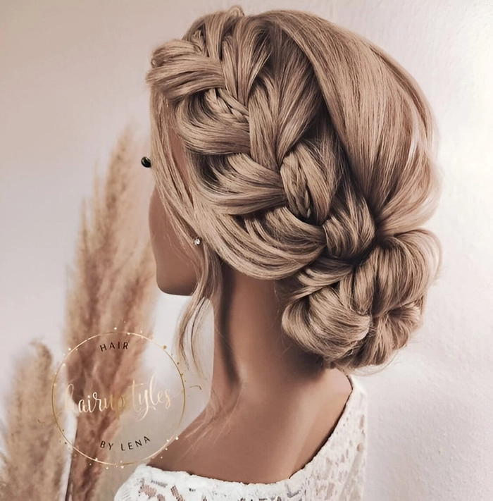 relaxed romantic braids for casual spring outings image