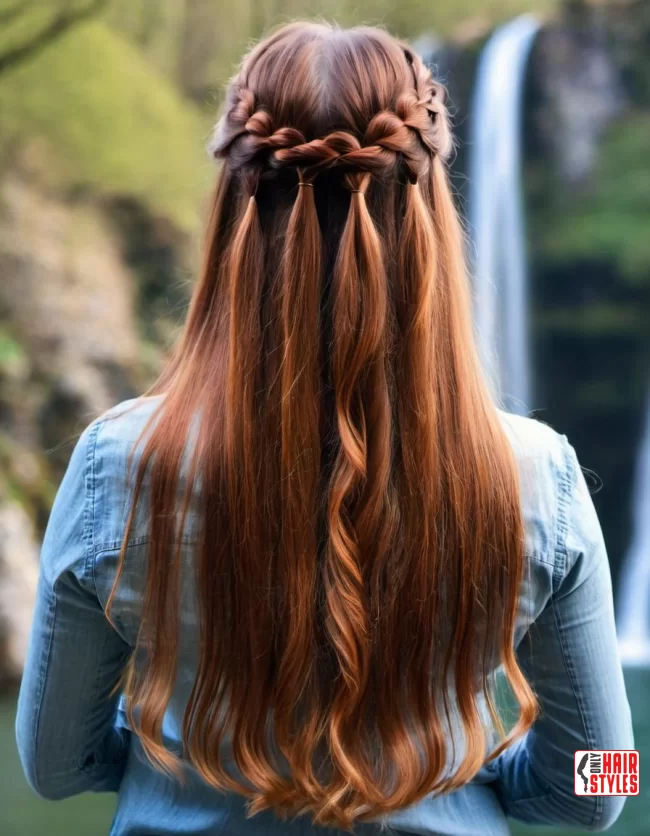 relaxed romantic braids for casual spring outings image