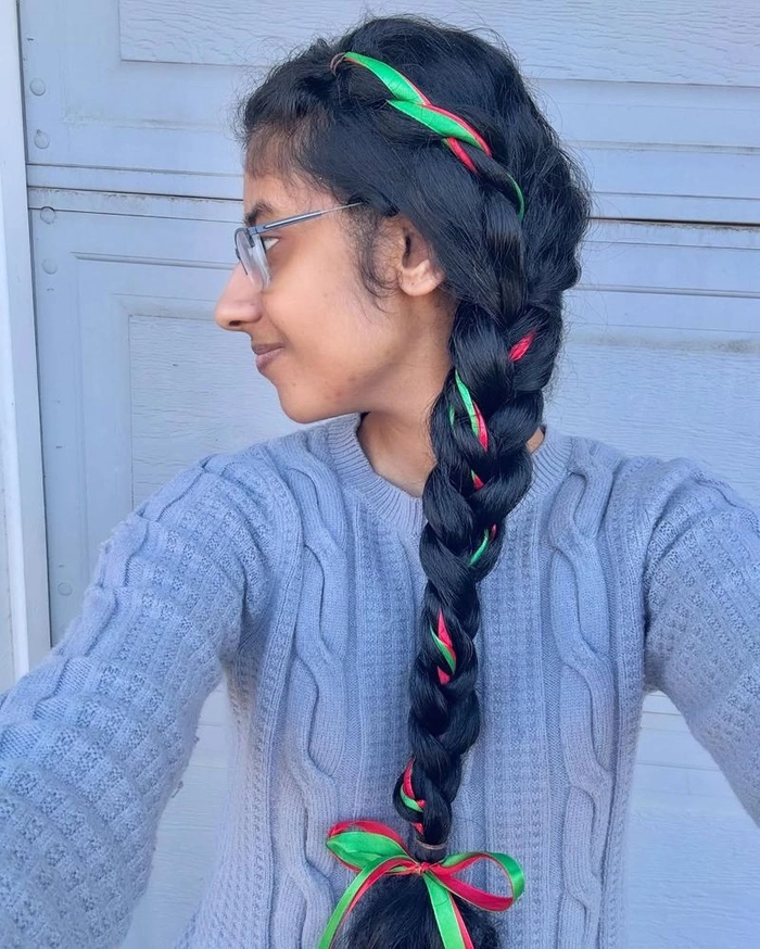 relaxed romantic braids for casual spring outings image