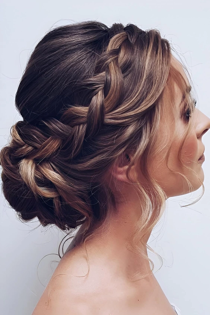 relaxed romantic braids for casual spring outings image