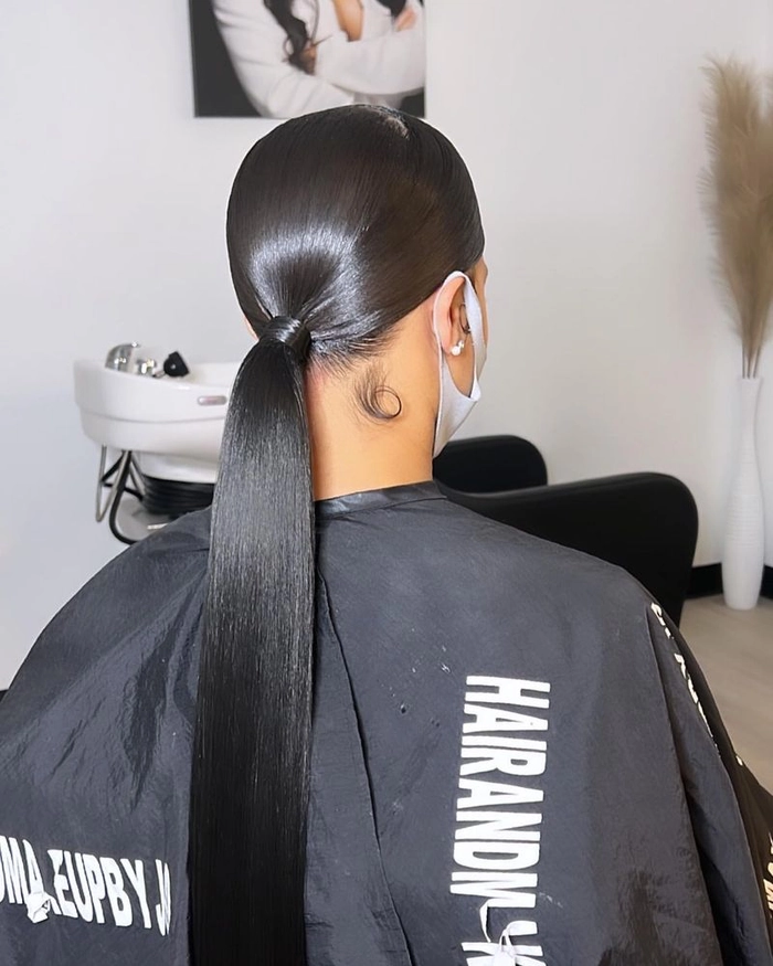 Casual Hairstyles Image 14 showcasing a sleek low ponytail for effortless minimalist looks Everyday sleek low ponytail styled for minimalist casual outfits, perfect for simple elegance