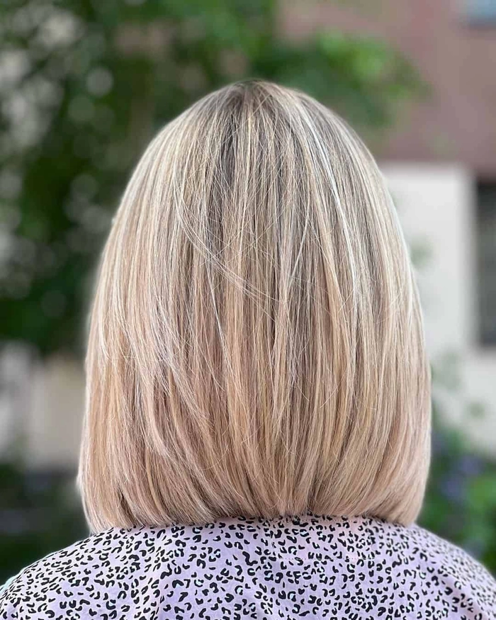 Effortless Textured Lob Styles Perfect for Fine Straight
