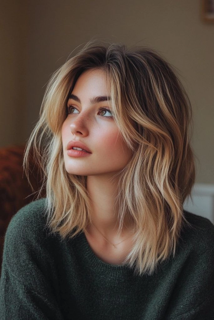 Casual textured lob ideas perfect for fine straight hair styling Effortless textured lob hairstyle on fine straight hair for a casual look