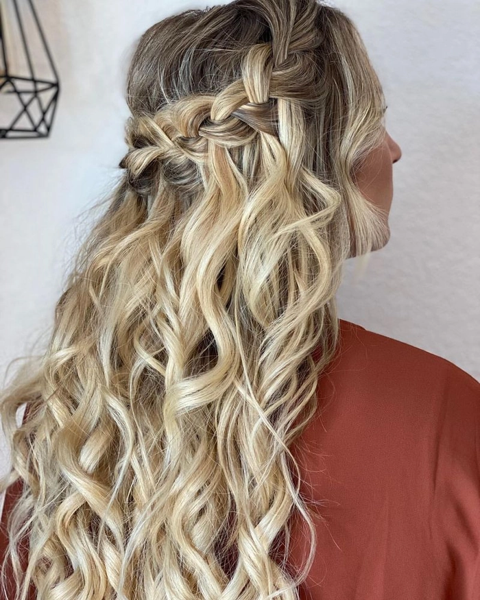 Effortless Waterfall Braid Styles Perfect for Casual Date