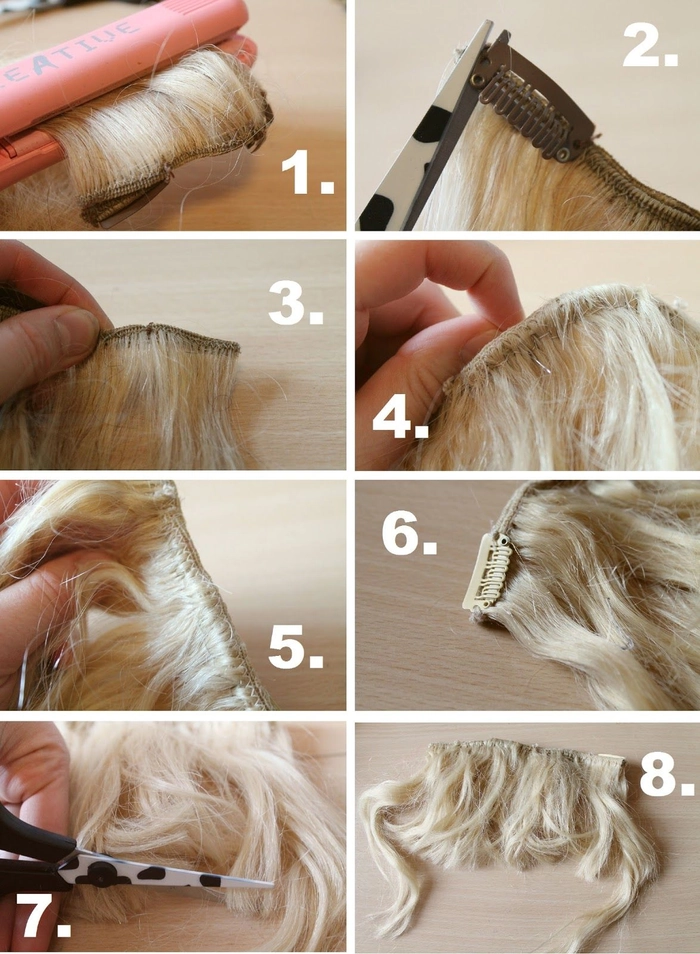 How to Use Simple Clip In Bangs for Easy Everyday Hair Transformations Woman with simple clip in bangs styling for a quick casual makeover