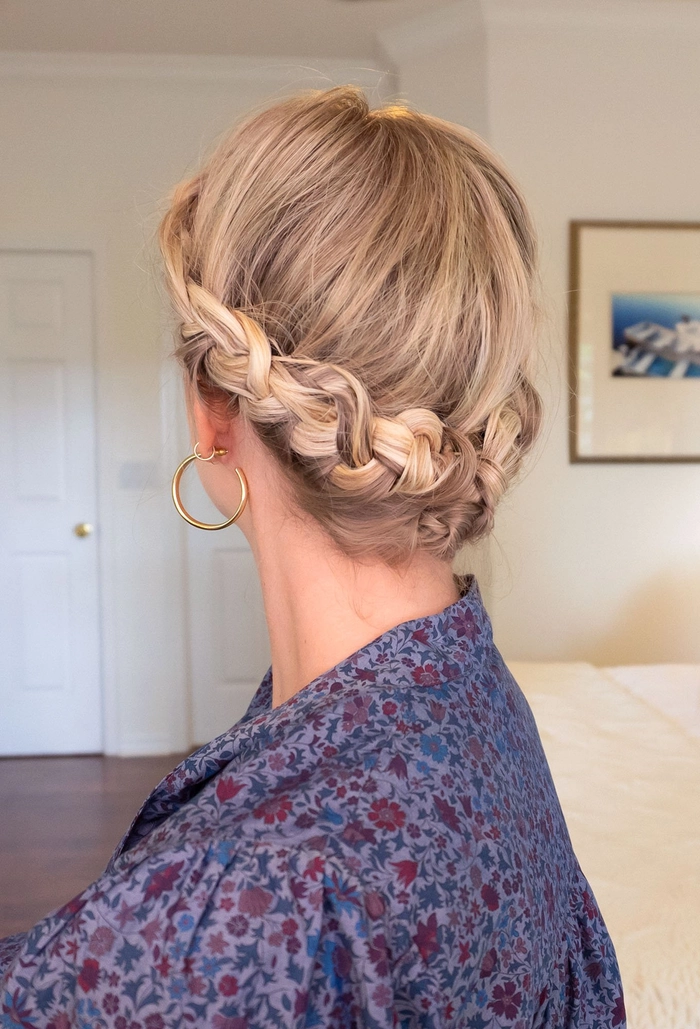 Effortless Crown Braid Ideas for Bohemian Casual Looks