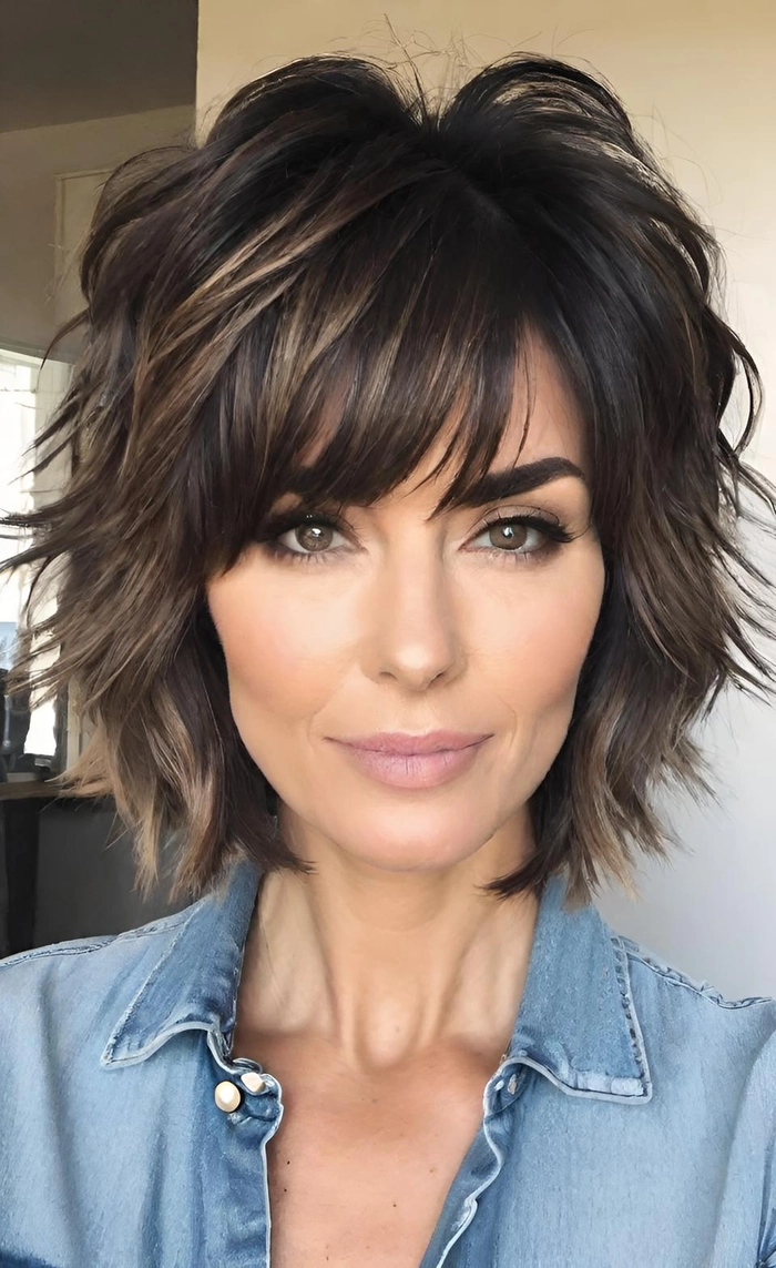 Effortless Shag Haircut Ideas for Relaxed Weekend Looks