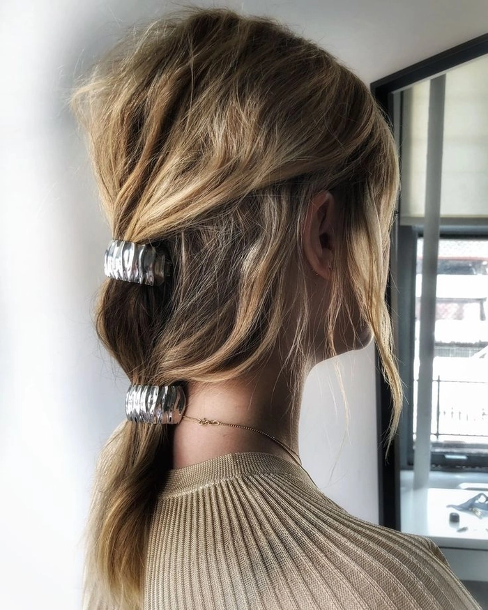 Effortless French Barrette Updos for Casual Elegance