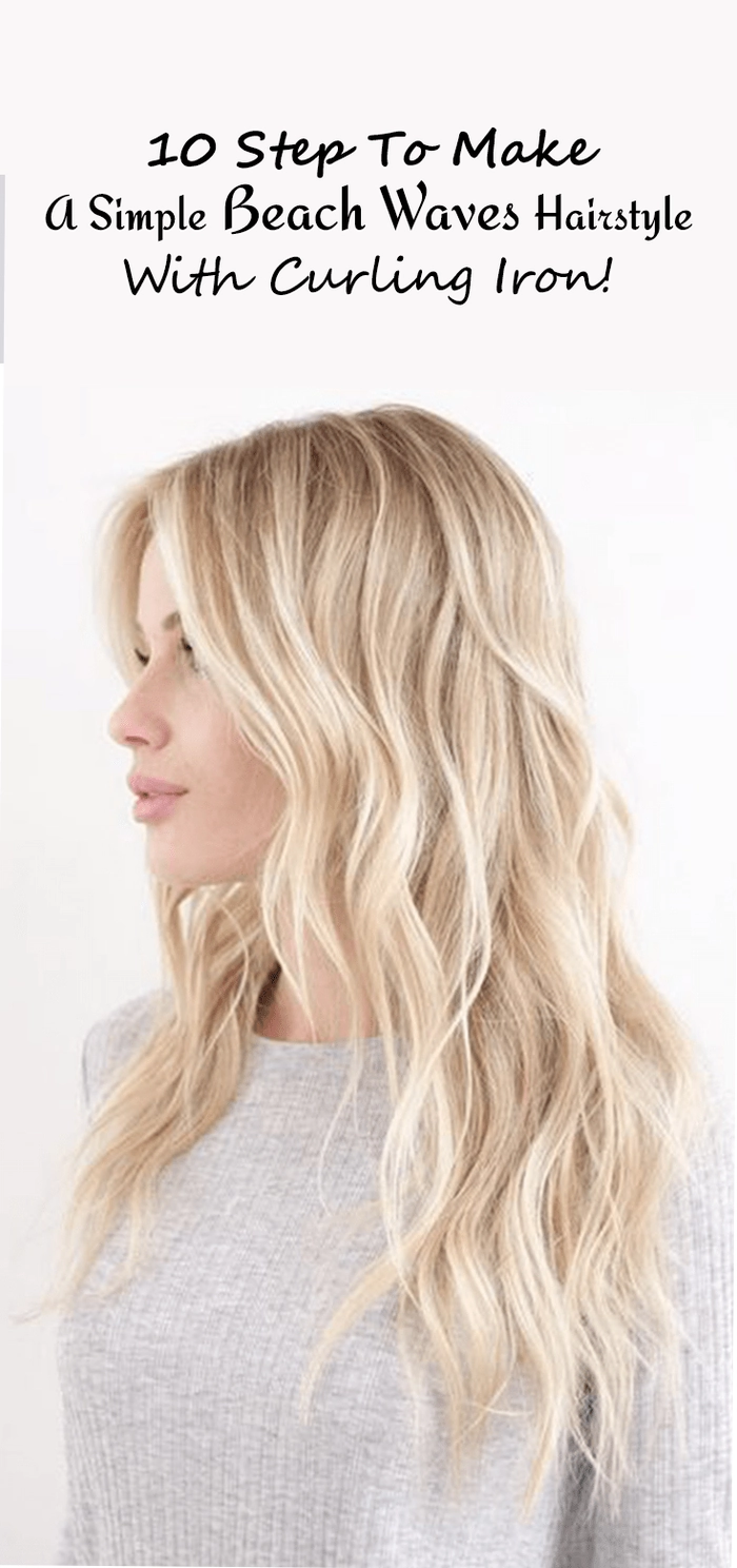 Casual hairstyle featuring soft beach waves for fine hair Woman with relaxed beach wave hairstyle for fine hair