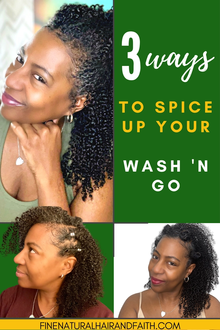 Woman with defined type 3 curls in an effortless everyday wash and go style