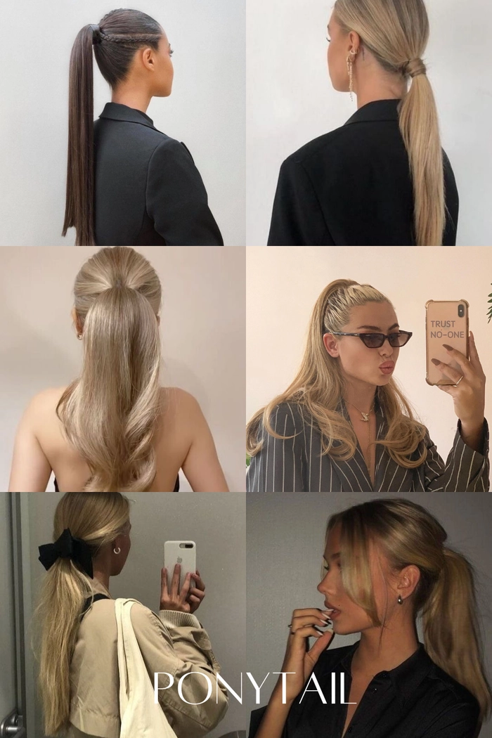 Young woman showcasing a quick high ponytail variation perfect for casual streetwear